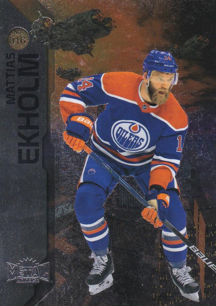 Mattias Ekholm #016 Edmonton Oilers | 2023-24 SkyBox Metal Universe