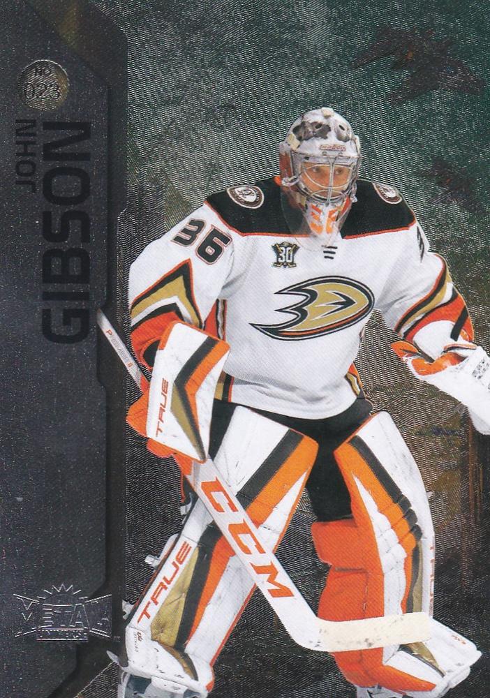 John Gibson #023 Anaheim Ducks | 2023-24 SkyBox Metal Universe