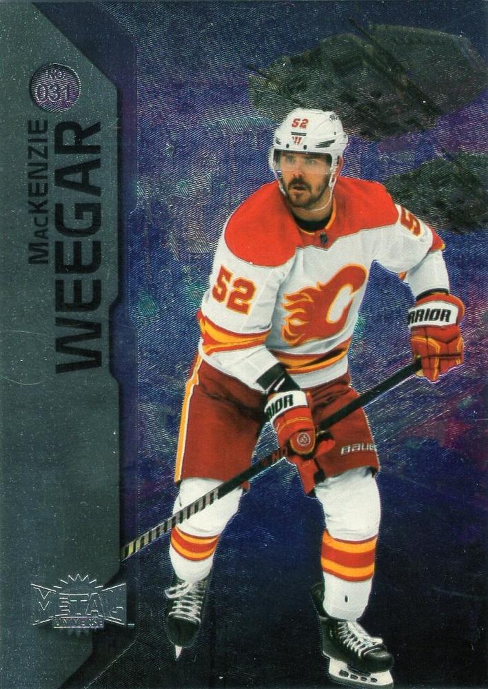 MacKenzie Weegar #031 Calgary Flames | 2023-24 SkyBox Metal Universe