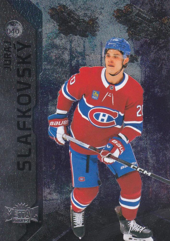 Juraj Slafkovsky #040 Montreal Canadiens | 2023-24 SkyBox Metal Universe
