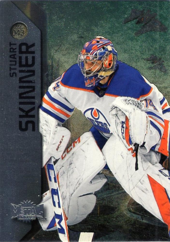 Stuart Skinner #043 Edmonton Oilers | 2023-24 SkyBox Metal Universe