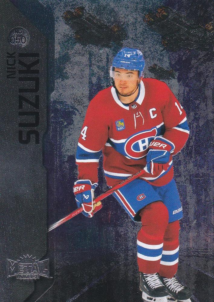 Nick Suzuki #050 Montreal Canadiens | 2023-24 SkyBox Metal Universe