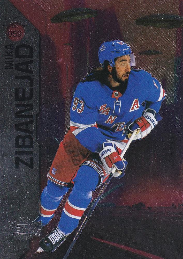 Mika Zibanejad #059 New York Rangers | 2023-24 SkyBox Metal Universe
