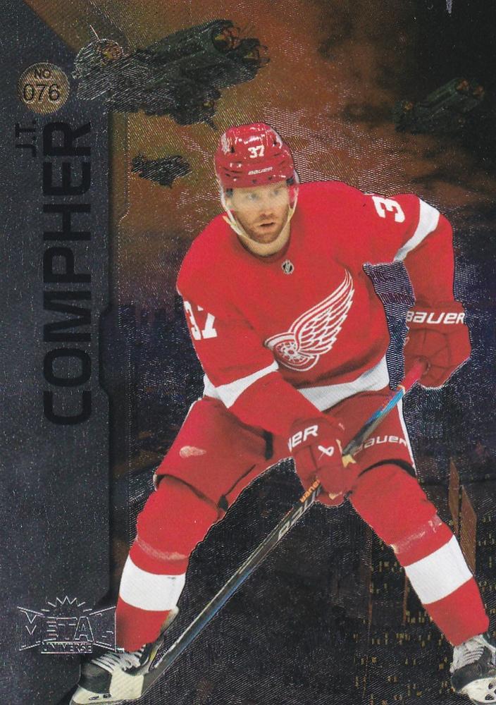 J.T. Compher #076 Detroit Red Wings | 2023-24 SkyBox Metal Universe
