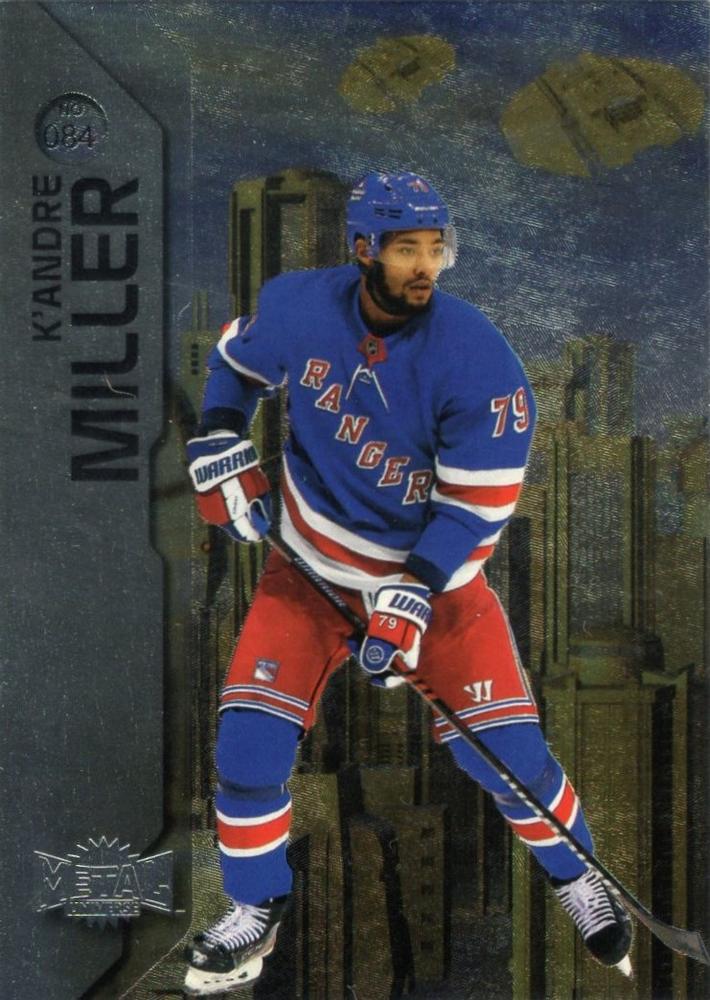 K'Andre Miller #084 New York Rangers | 2023-24 SkyBox Metal Universe