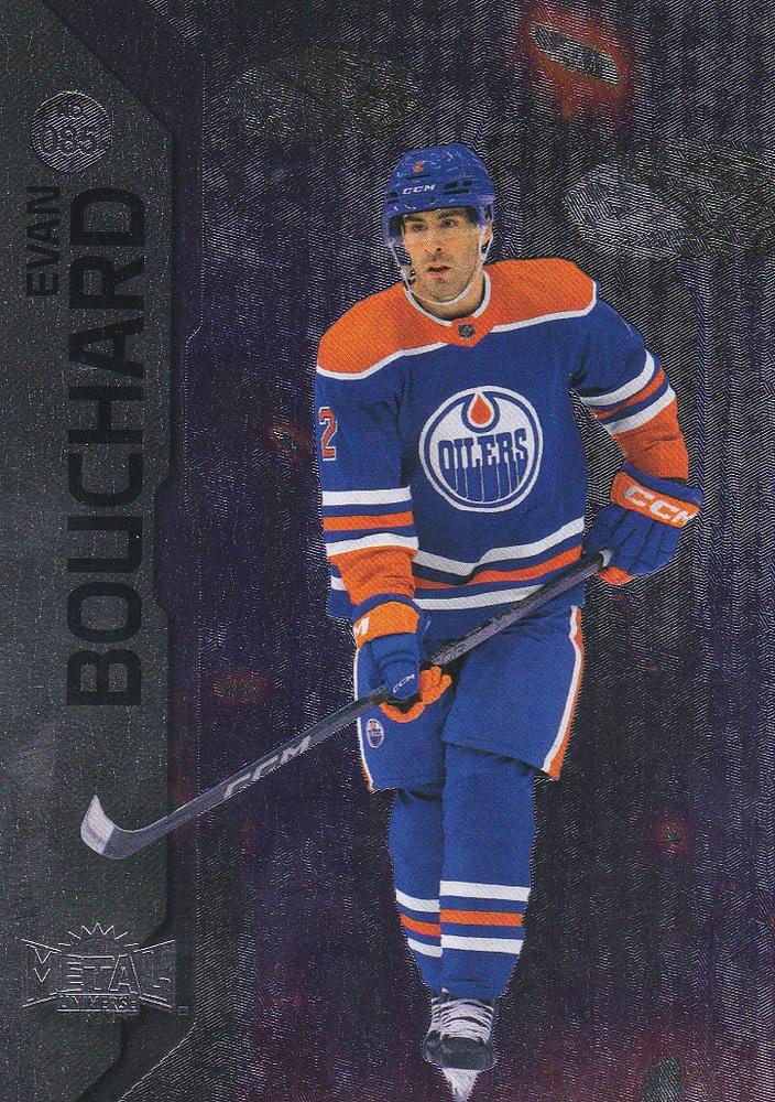 Evan Bouchard #085 Edmonton Oilers | 2023-24 SkyBox Metal Universe