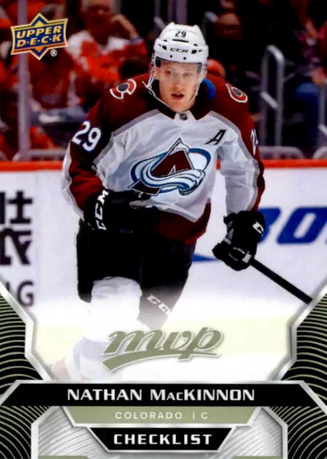 Nathan MacKinnon #100 Colorado Avalanche | 2020-21 Upper Deck MVP