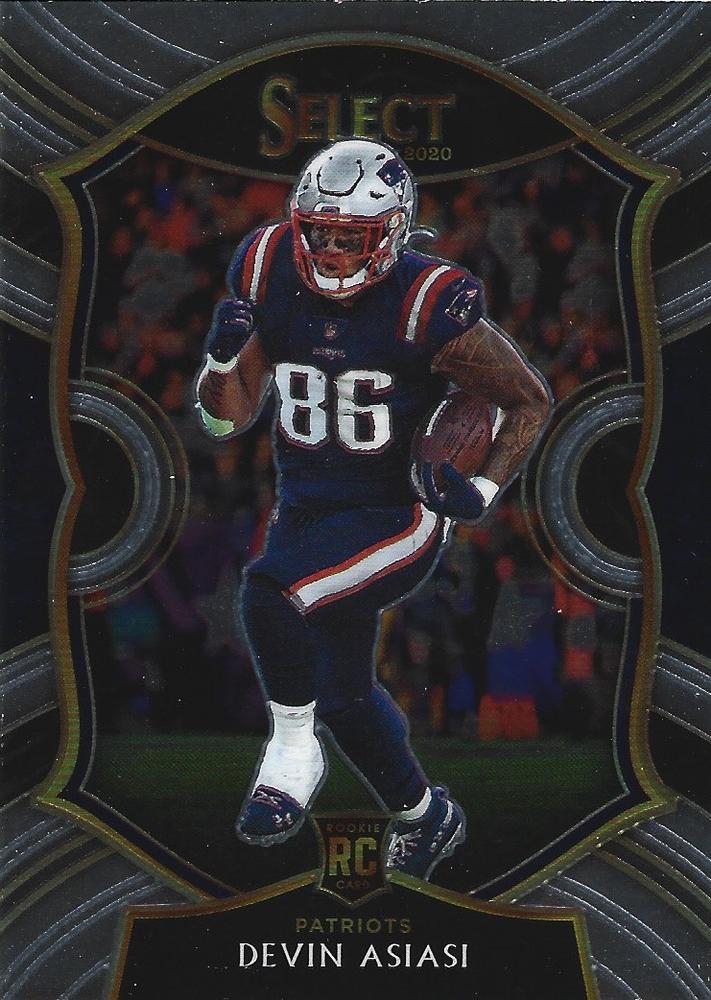Devin Asiasi #100 New England Patriots | 2020 Panini Select |  | NFL Football