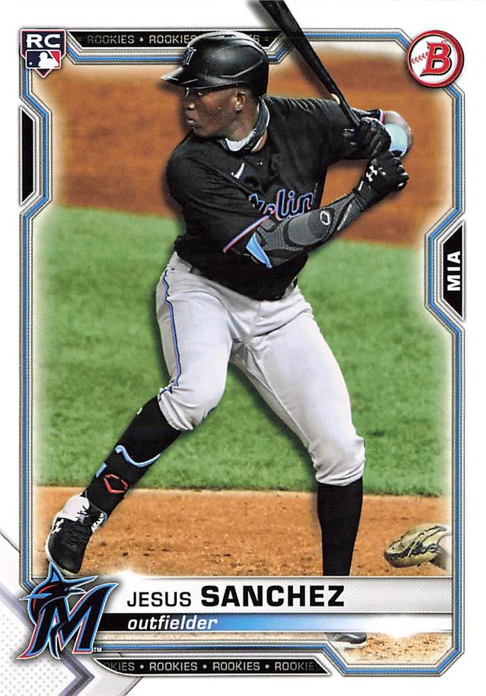 Jesus Sanchez #100 Miami Marlins | 2021 Bowman