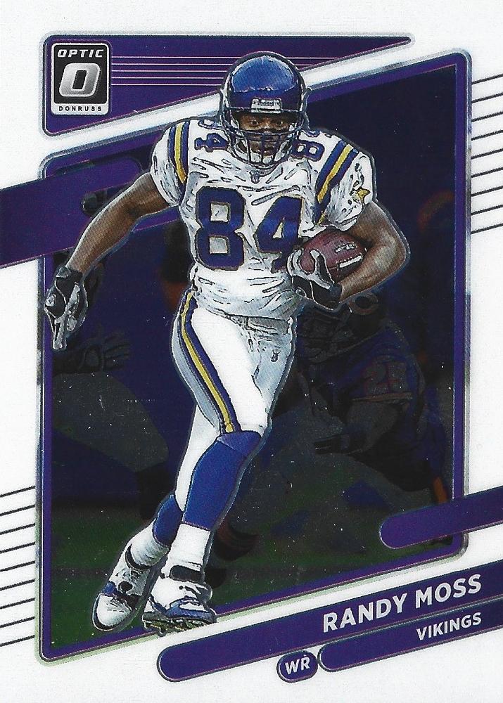 Randy Moss #100 Minnesota Vikings | 2021 Donruss Optic | NFL Football
