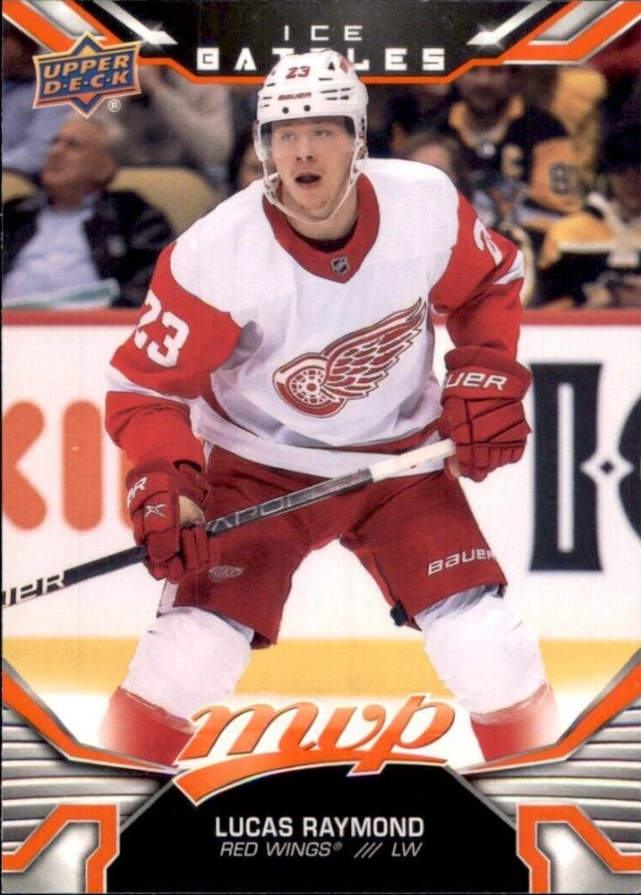 Lucas Raymond #100 Detroit Red Wings | 2022-23 Upper Deck MVP Ice Battles