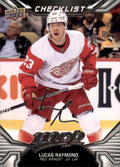 Lucas Raymond #100 Detroit Red Wings | 2022-23 Upper Deck MVP Silver Script