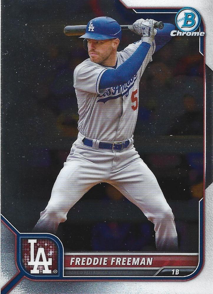 Freddie Freeman #100 Los Angeles Dodgers | 2022 Bowman Chrome