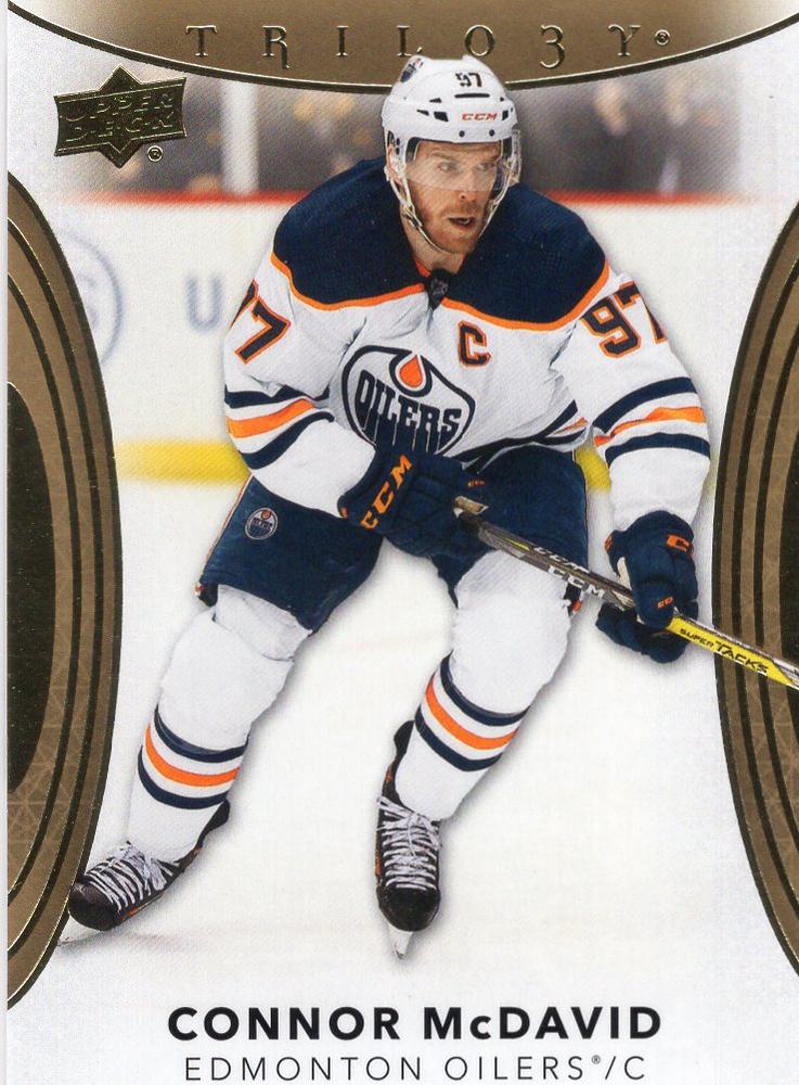 Connor McDavid #100 Edmonton Oilers | 2022-23 Upper Deck Trilogy