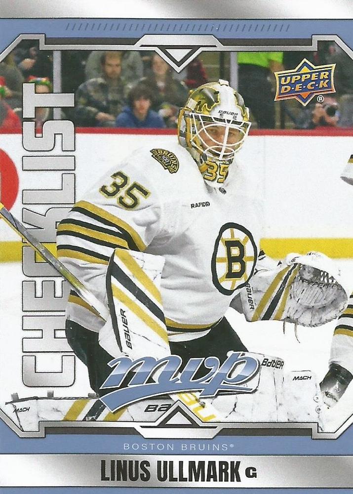 Linus Ullmark #100 Boston Bruins | 2024-25 Upper Deck MVP