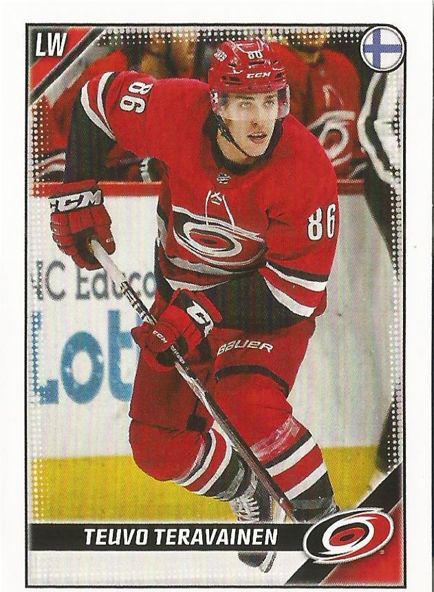 Teuvo Teravainen #101 Carolina Hurricanes | 2019-20 Topps NHL Sticker Collection