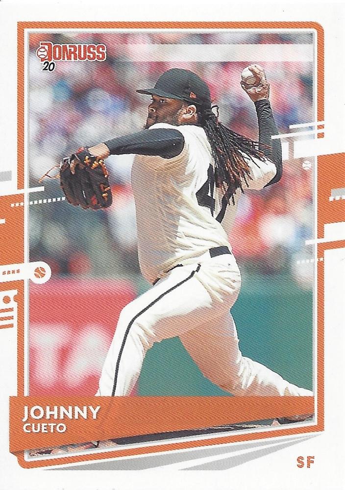Johnny Cueto #101 San Francisco Giants | 2020 Donruss