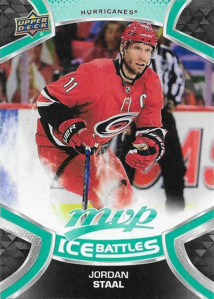 Jordan Staal #101 Carolina Hurricanes | 2021-22 Upper Deck MVP Ice Battles