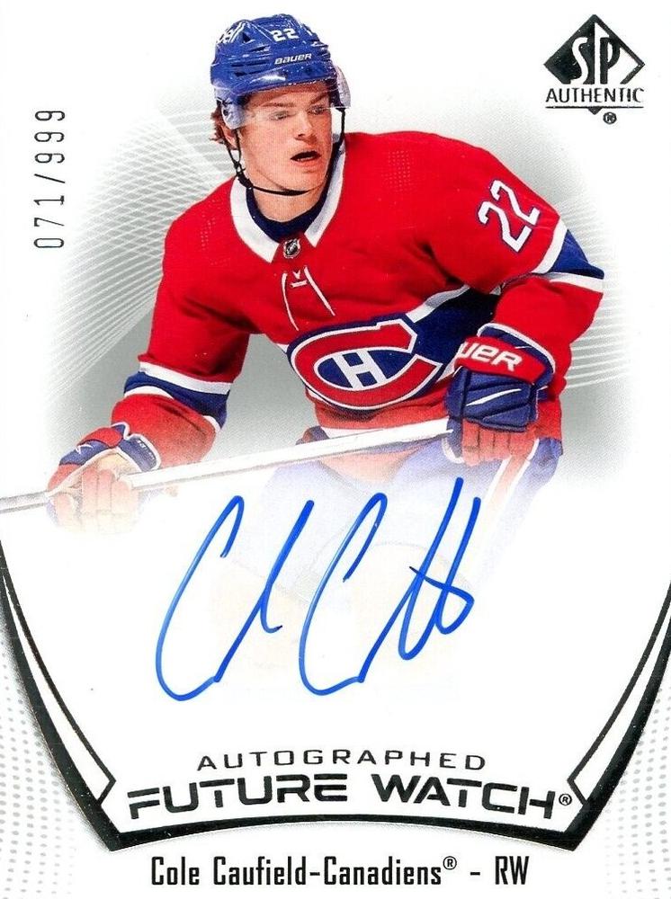 Cole Caufield #101 Montreal Canadiens | 2021-22 SP Authentic