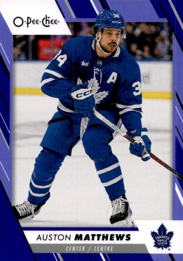 Auston Matthews #101 Toronto Maple Leafs | 2023-24 O-Pee-Chee Blue Border