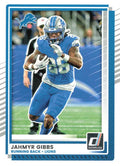 Jahmyr Gibbs #101 Detroit Lions | 2025 Donruss | NFL Football