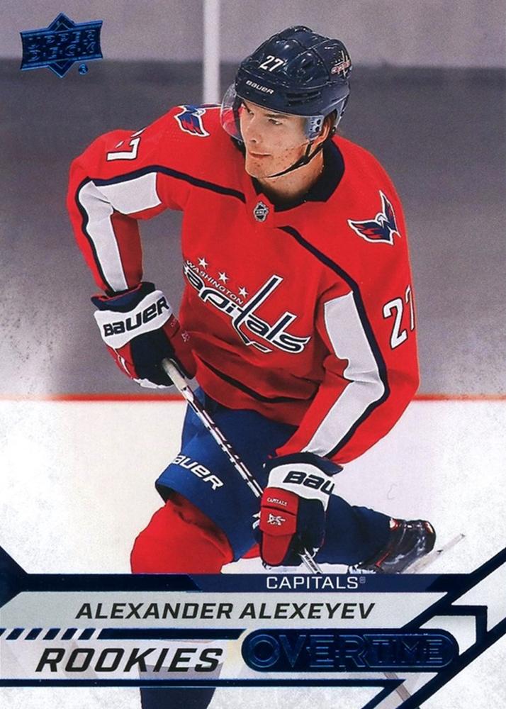 Alexander Alexeyev #102 | 2020-21 Upper Deck Overtime Blue Foil