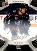 Max Domi #102 Columbus Blue Jackets | 2021-22 Upper Deck MVP Silver Script