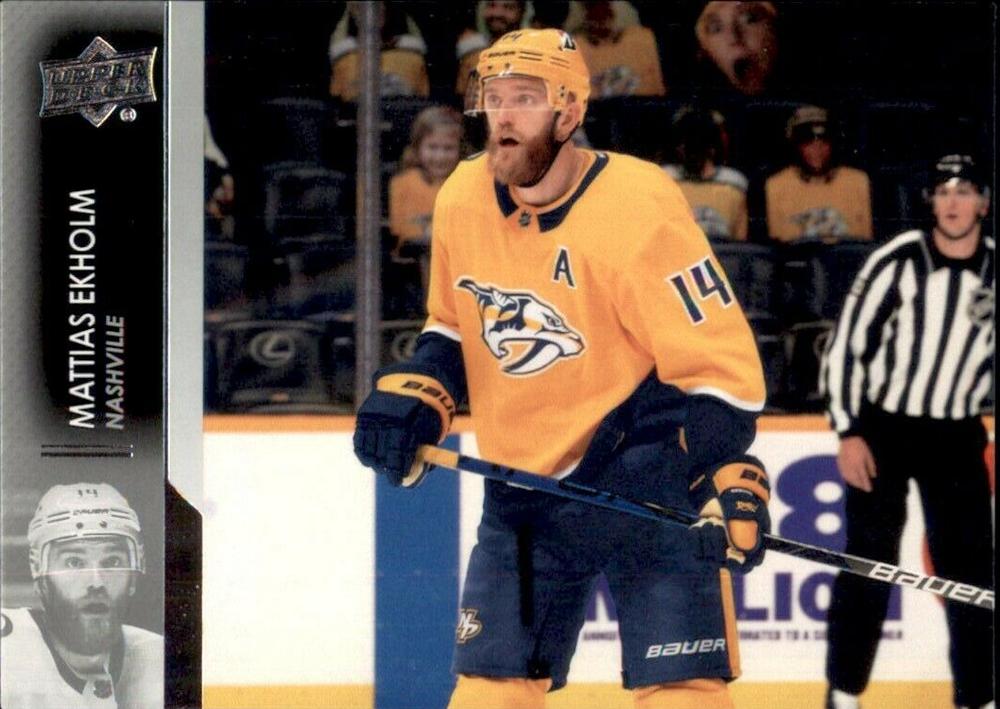 Mattias Ekholm #102 Nashville Predators | 2021-22 Upper Deck