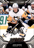 John Marino #102 Pittsburgh Penguins | 2022-23 Upper Deck MVP Silver Script