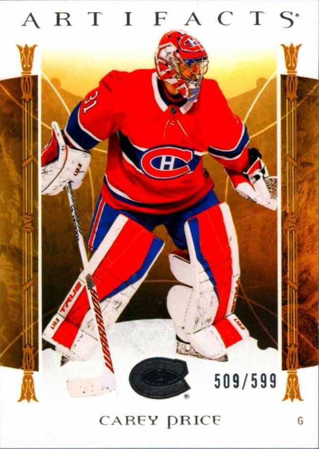 Carey Price #102 Montreal Canadiens | 2022-23 Upper Deck Artifacts