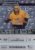 Jake Livingstone #102 Nashville Predators | 2023-24 Upper Deck Credentials