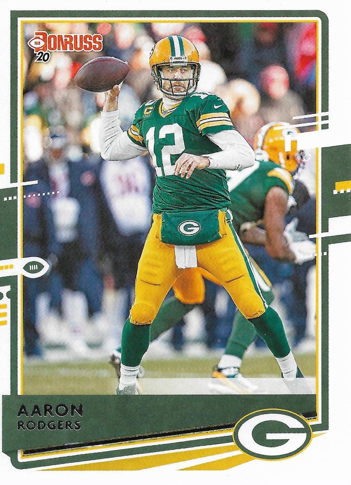 Aaron Rodgers #103 Green Bay Packers (Green jersey) | 2020 Panini Donruss | NFL Football