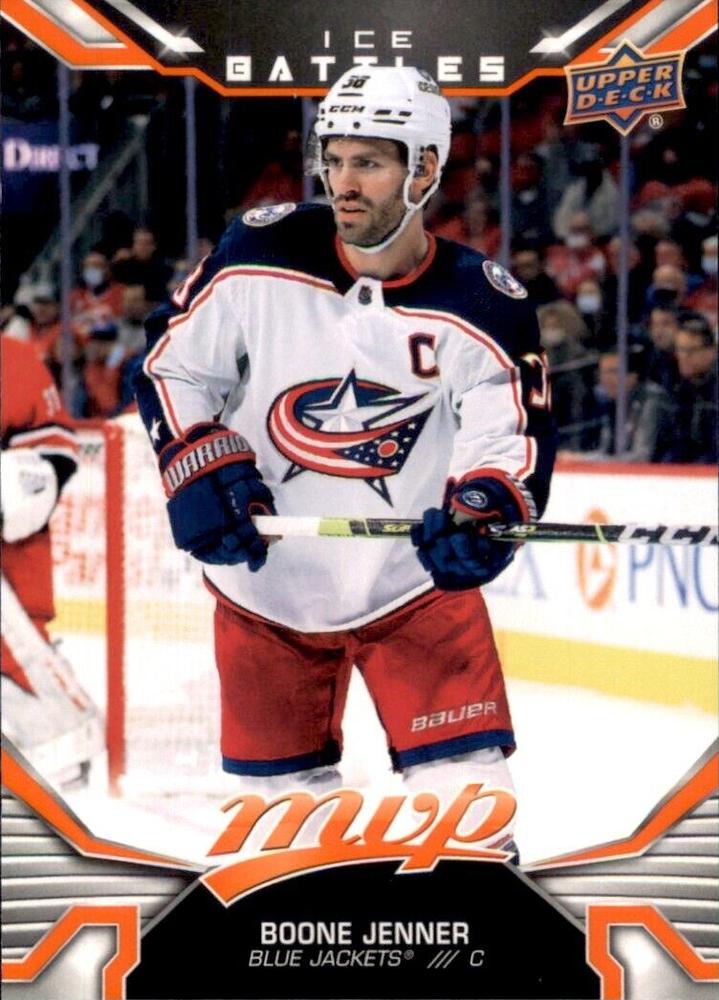 Boone Jenner #103 Columbus Blue Jackets | 2022-23 Upper Deck MVP Ice Battles