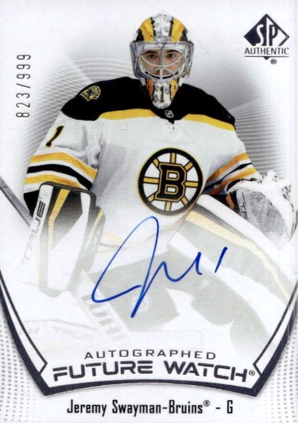 Jeremy Swayman #103 Boston Bruins | 2021-22 SP Authentic