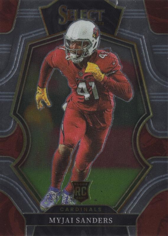 Myjai Sanders #103 Arizona Cardinals | 2022 Panini Select | NFL Football