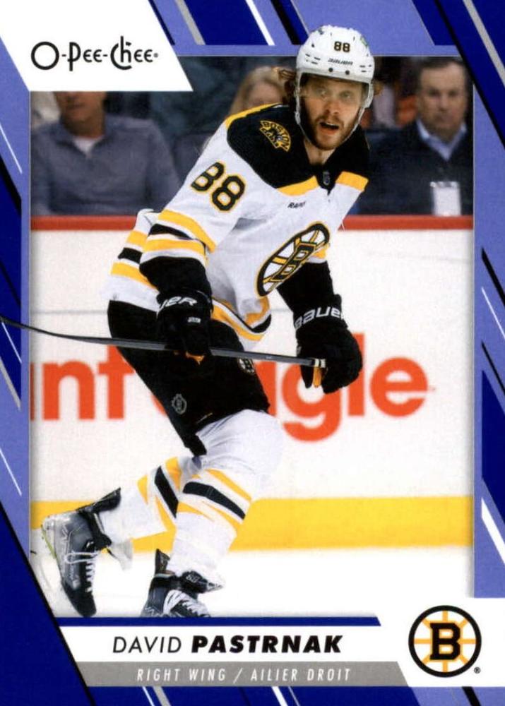 David Pastrnak #103 Boston Bruins | 2023-24 O-Pee-Chee Blue Border