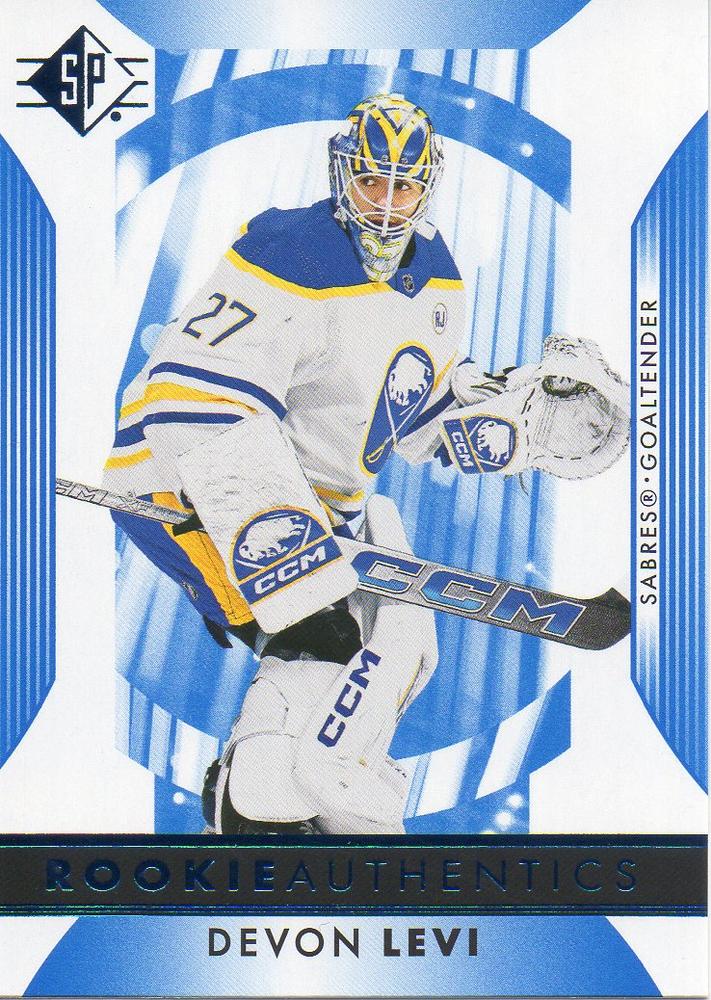 Devon Levi #103 Buffalo Sabres Rookie Authentics | 2023-24 SP Blue