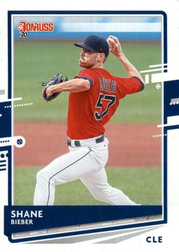 Shane Bieber #104 Cleveland Indians | 2020 Donruss