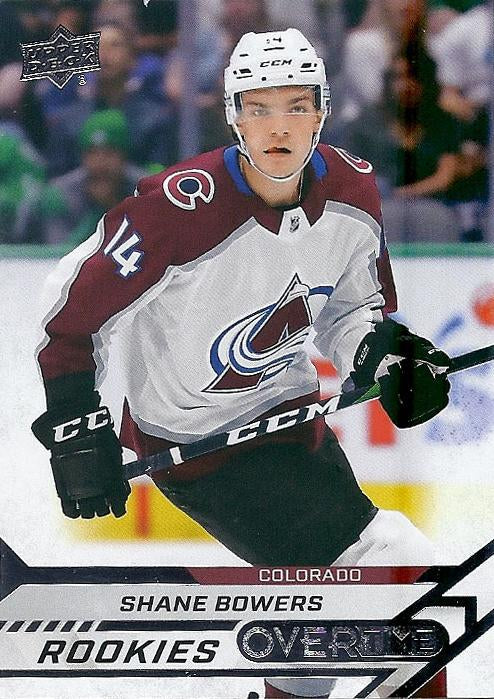Shane Bowers #104 Colorado Avalanche | 2020-21 Upper Deck Overtime
