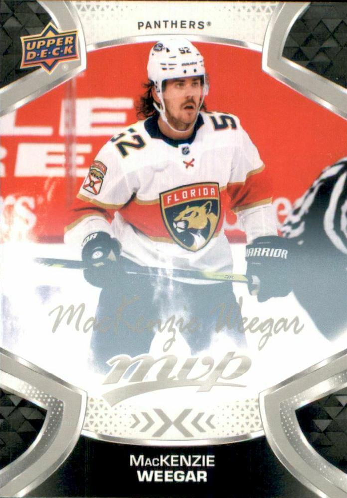 MacKenzie Weegar #104 Florida Panthers | 2021-22 Upper Deck MVP Silver Script
