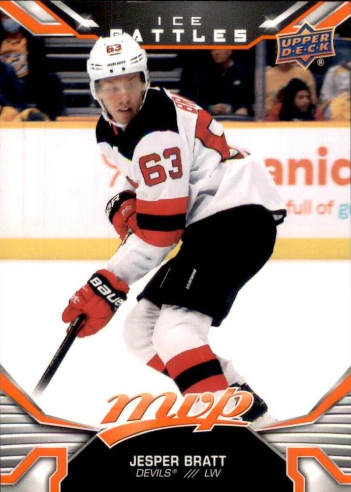 Jesper Bratt #104 New Jersey Devils | 2022-23 Upper Deck MVP Ice Battles