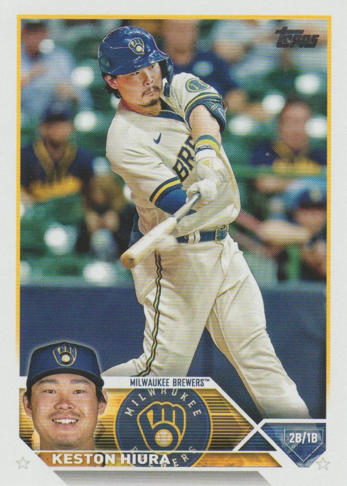 Keston Hiura #104 Milwaukee Brewers | 2023 Topps