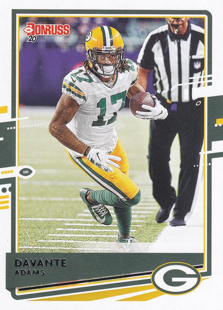 Davante Adams #105 Green Bay Packers | 2020 Panini Donruss | NFL Football