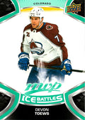 Devon Toews #105 Colorado Avalanche | 2021-22 Upper Deck MVP Ice Battles