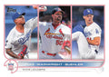 NL Wins Leaders (Julio Urias / Adam Wainwright / Walker Buehler) #105 Multi-Team | 2022 Topps