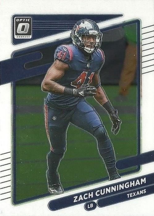 Zach Cunningham #105 Houston Texans | 2021 Donruss Optic | NFL Football