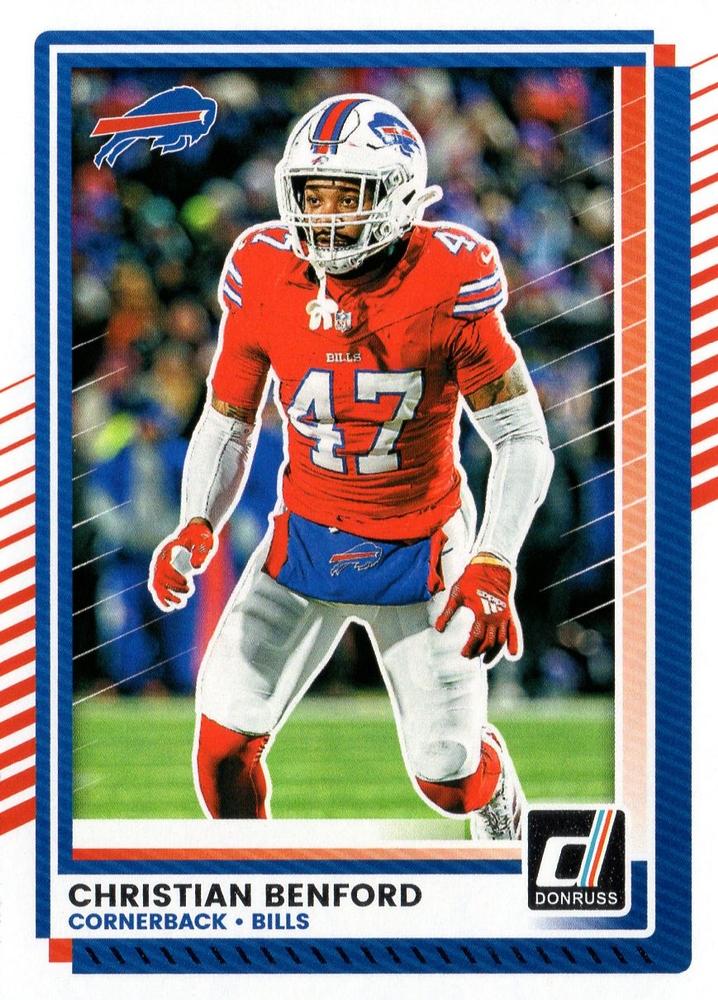 Christian Benford #105 Buffalo Bills | 2025 Donruss | NFL Football