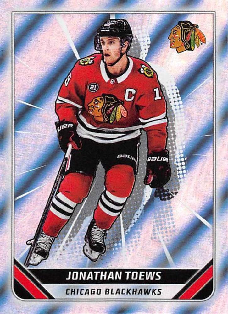 Jonathan Toews FOIL #106 | 2019-20 Topps NHL Sticker Collection