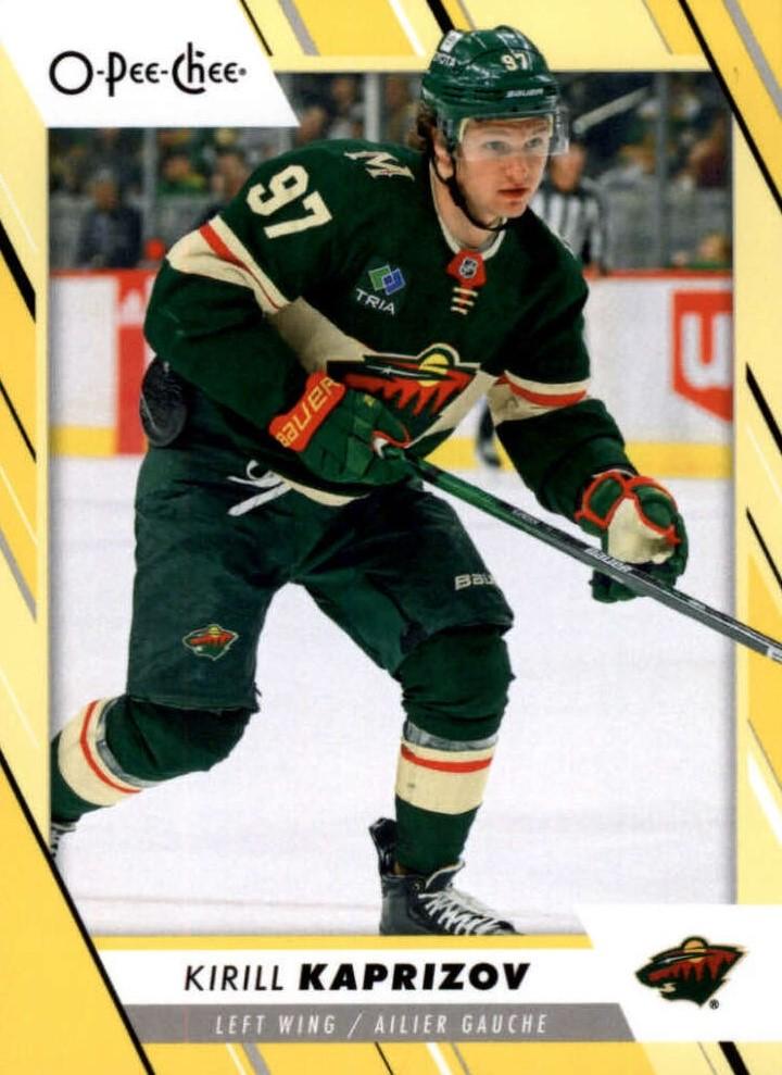 Kirill Kaprizov #106 Minnesota Wild | 2023-24 O-Pee-Chee Yellow Border