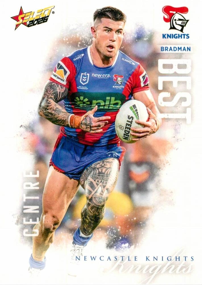 Bradman Best #106 Newcastle Knights | 2026 Select NRL League Heroes